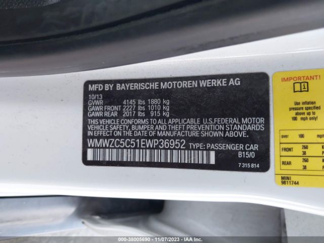 Photo 8 VIN: WMWZC5C51EWP36952 - MINI COUNTRYMAN 