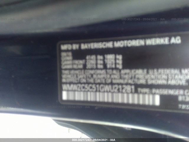 Photo 8 VIN: WMWZC5C51GWU21281 - MINI COOPER COUNTRYMAN 