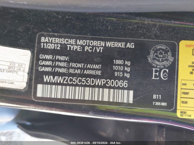 Photo 8 VIN: WMWZC5C53DWP30066 - MINI COUNTRYMAN 