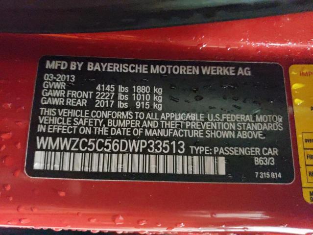 Photo 9 VIN: WMWZC5C56DWP33513 - MINI COOPER S C 