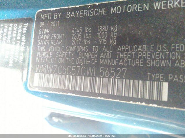 Photo 8 VIN: WMWZC5C57CWL56527 - MINI COOPER COUNTRYMAN 