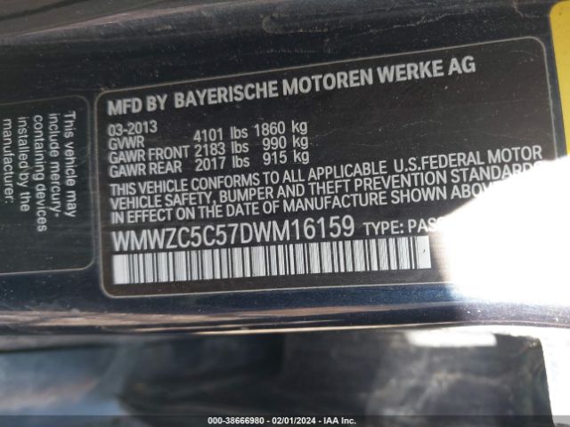 Photo 8 VIN: WMWZC5C57DWM16159 - MINI COUNTRYMAN 