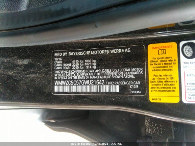 Photo 8 VIN: WMWZC5C57GWU21642 - MINI COUNTRYMAN 