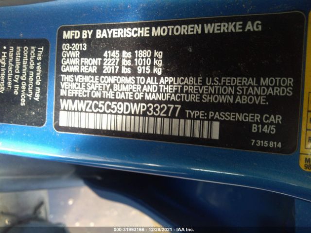 Photo 8 VIN: WMWZC5C59DWP33277 - MINI COOPER COUNTRYMAN 