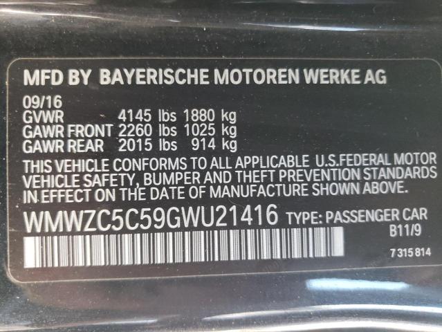 Photo 11 VIN: WMWZC5C59GWU21416 - MINI COOPER S C 