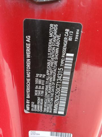 Photo 11 VIN: WMWZN3C50CT134315 - MINI COOPER 