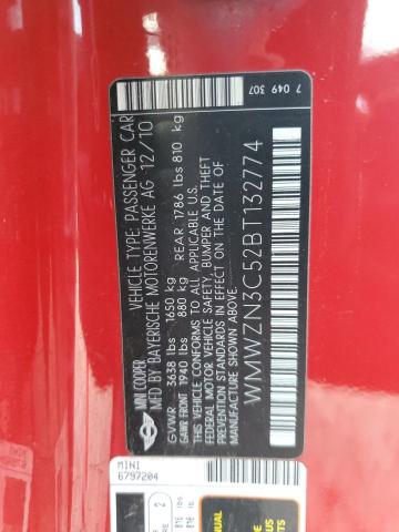 Photo 11 VIN: WMWZN3C52BT132774 - MINI COOPER 