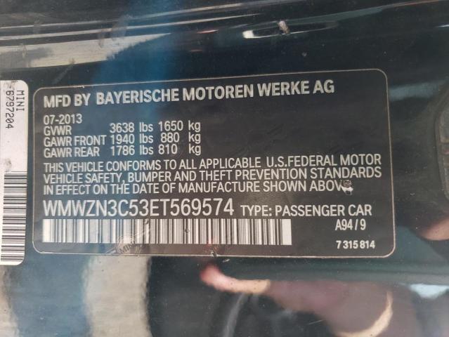 Photo 12 VIN: WMWZN3C53ET569574 - MINI COOPER 