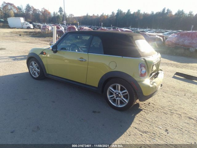 Photo 2 VIN: WMWZN3C56BTZ78437 - MINI COOPER CONVERTIBLE 