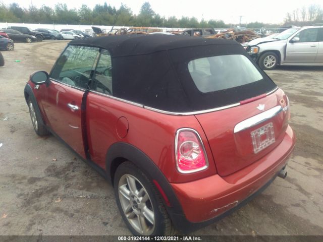 Photo 2 VIN: WMWZN3C58BT133718 - MINI COOPER CONVERTIBLE 