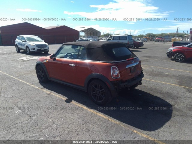 Photo 2 VIN: WMWZN3C59BTZ78237 - MINI COOPER CONVERTIBLE 