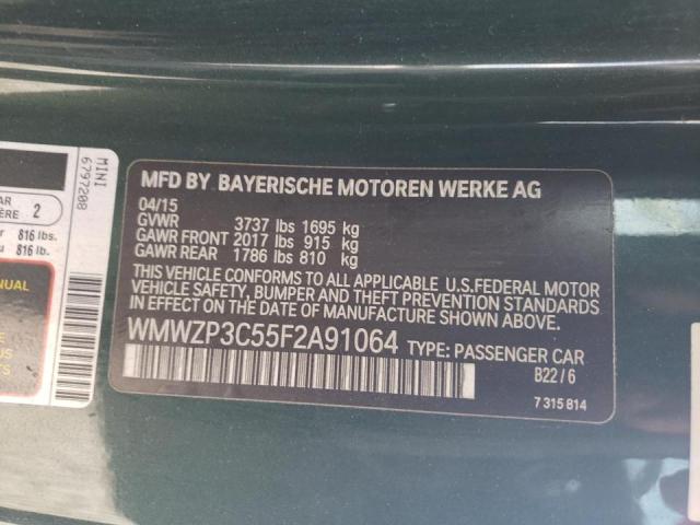 Photo 9 VIN: WMWZP3C55F2A91064 - MINI COOPER S 