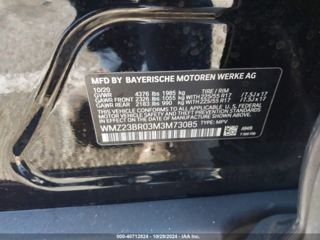 Photo 8 VIN: WMZ23BR03M3M73085 - MINI COUNTRYMAN 