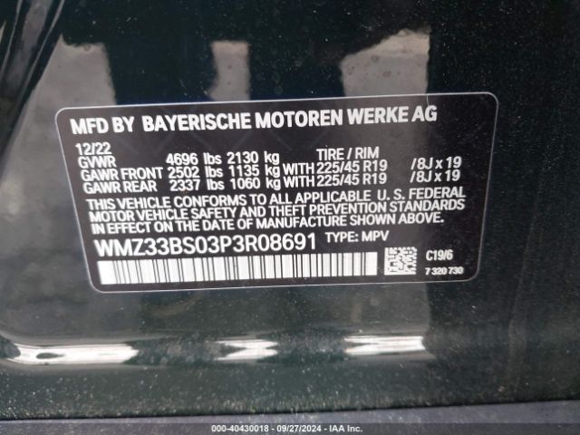 Photo 8 VIN: WMZ33BS03P3R08691 - MINI COUNTRYMAN 