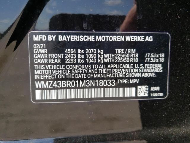 Photo 11 VIN: WMZ43BR01M3N18033 - MINI COOPER COU 