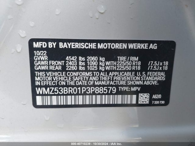 Photo 8 VIN: WMZ53BR01P3P88579 - MINI COUNTRYMAN 