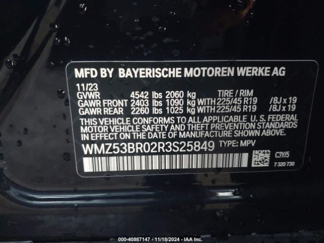 Photo 8 VIN: WMZ53BR02R3S25849 - MINI COUNTRYMAN 