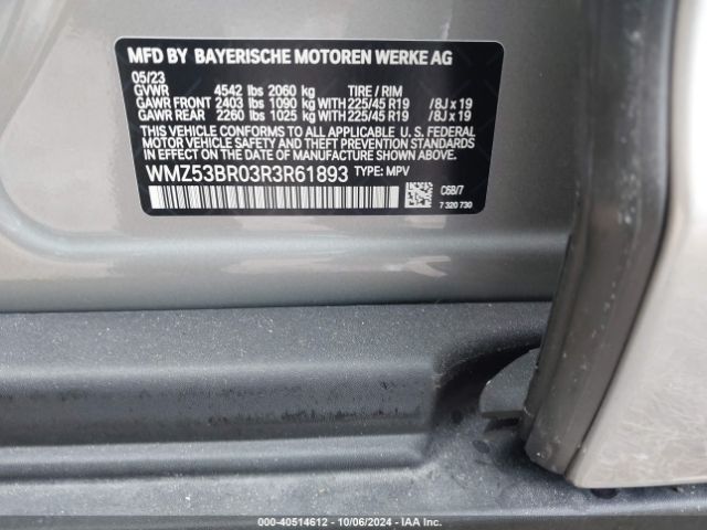 Photo 8 VIN: WMZ53BR03R3R61893 - MINI COUNTRYMAN 