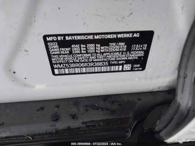 Photo 8 VIN: WMZ53BR06R3R38835 - MINI COUNTRYMAN 