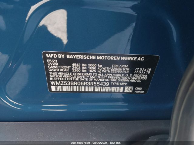 Photo 8 VIN: WMZ53BR06R3R55439 - MINI COUNTRYMAN 