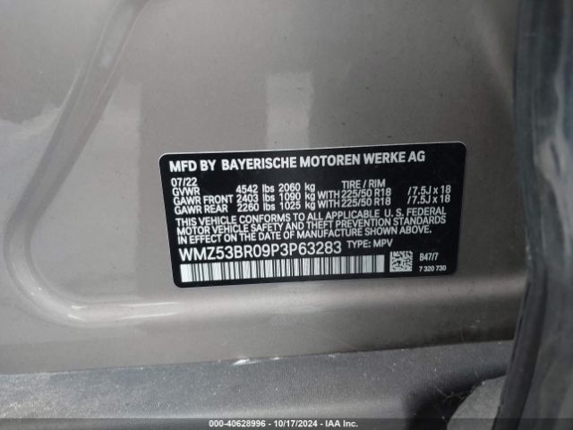 Photo 8 VIN: WMZ53BR09P3P63283 - MINI COUNTRYMAN 