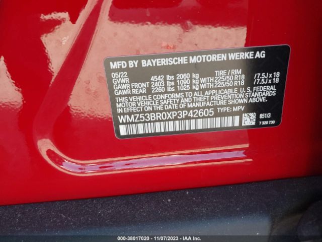 Photo 8 VIN: WMZ53BR0XP3P42605 - MINI COUNTRYMAN 