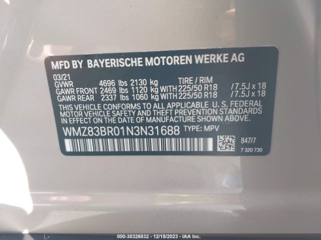 Photo 8 VIN: WMZ83BR01N3N31688 - MINI COUNTRYMAN 