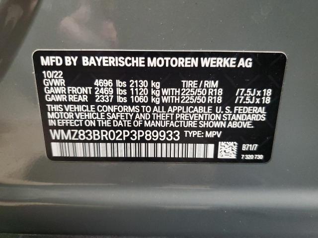 Photo 12 VIN: WMZ83BR02P3P89933 - MINI COOPER 