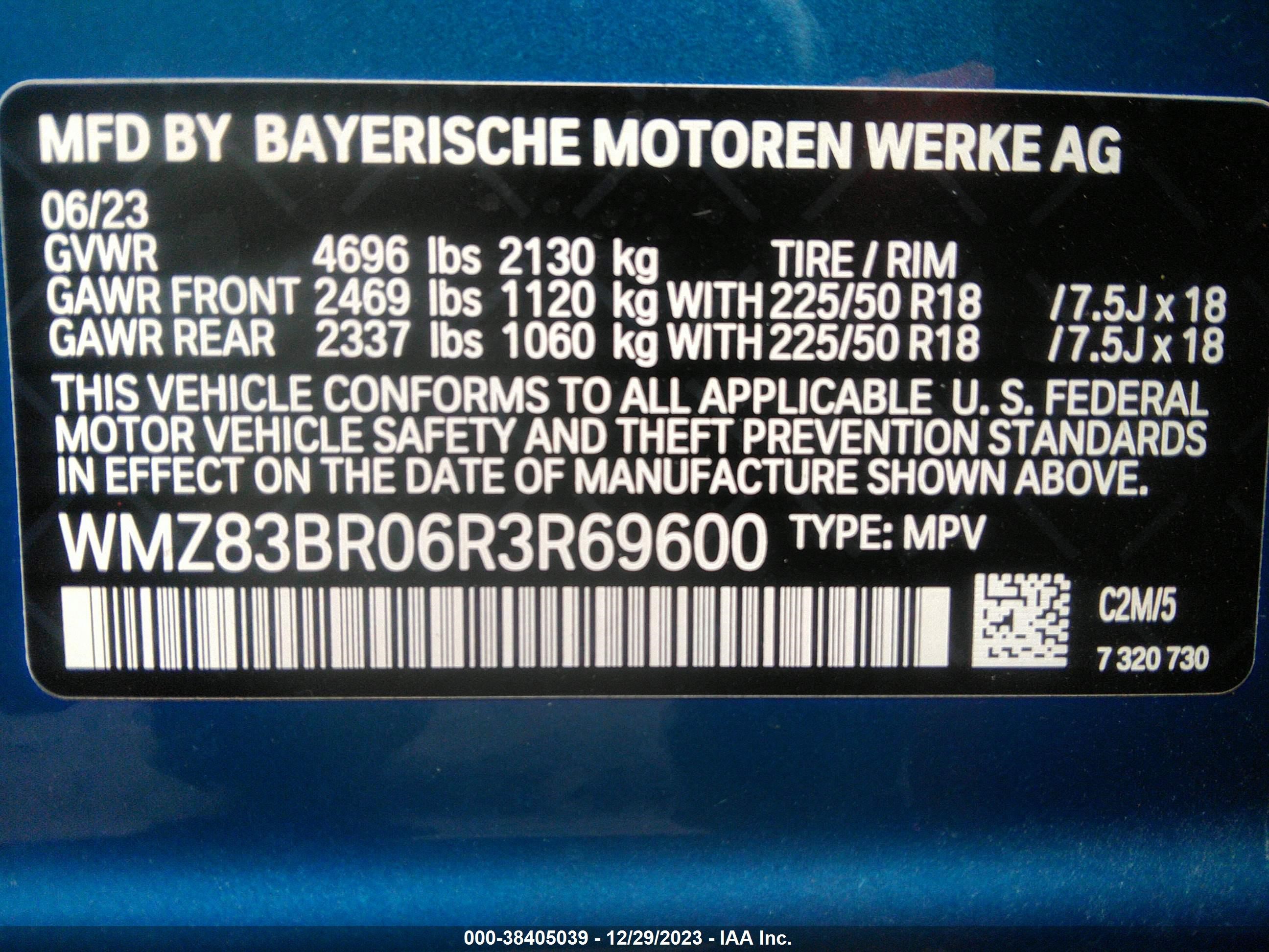 Photo 8 VIN: WMZ83BR06R3R69600 - MINI COUNTRYMAN 