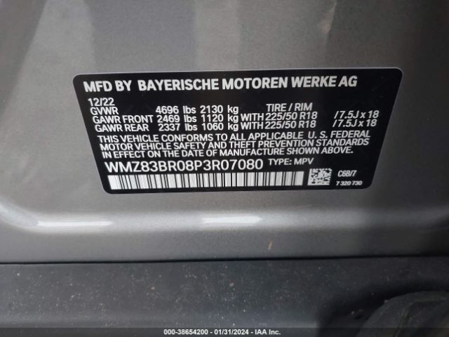 Photo 8 VIN: WMZ83BR08P3R07080 - MINI COUNTRYMAN 