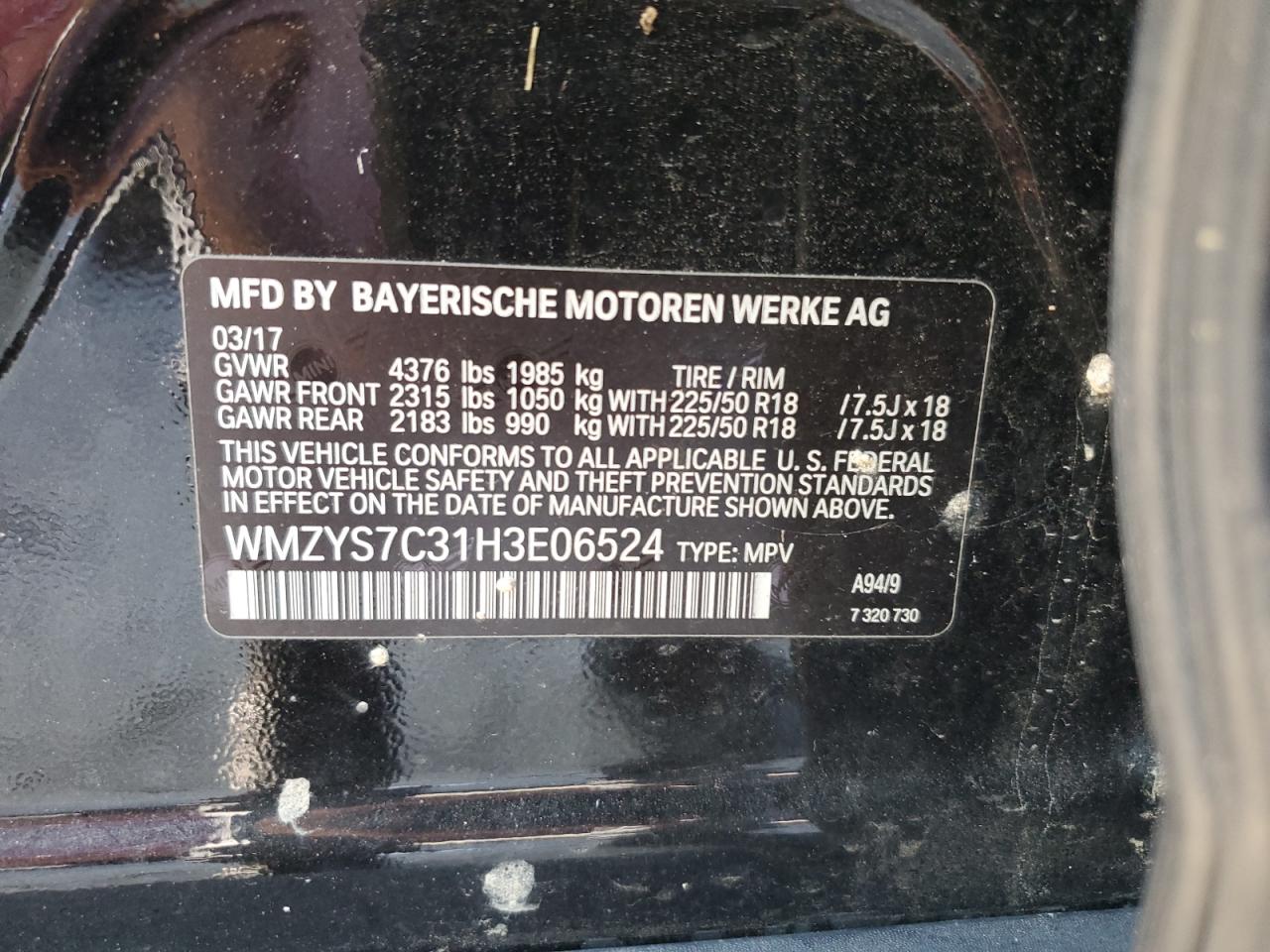 Photo 11 VIN: WMZYS7C31H3E06524 - MINI COUNTRYMAN 