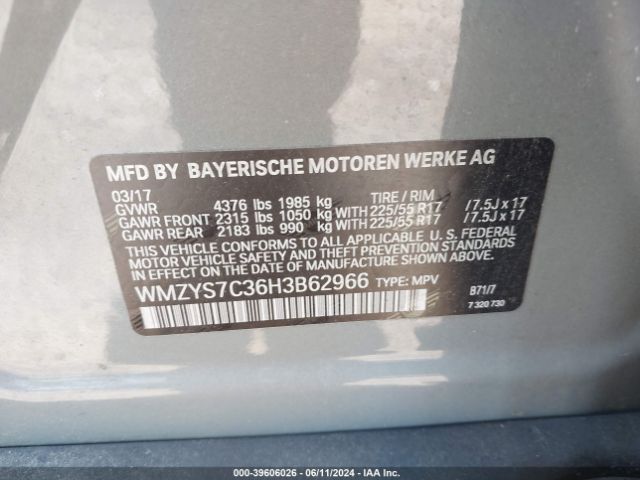 Photo 8 VIN: WMZYS7C36H3B62966 - MINI COUNTRYMAN 