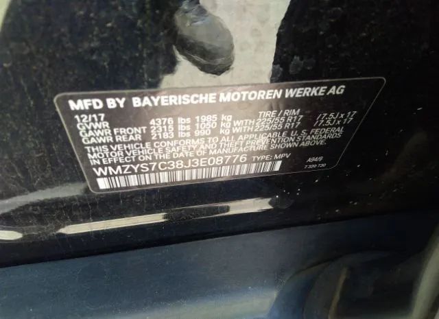 Photo 8 VIN: WMZYS7C38J3E08776 - MINI COUNTRYMAN 