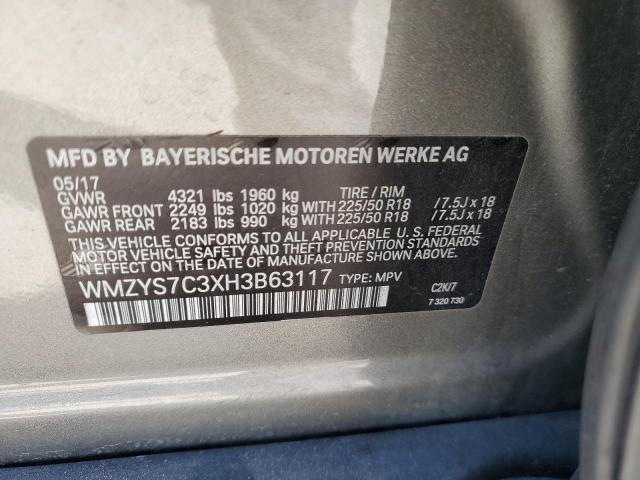 Photo 11 VIN: WMZYS7C3XH3B63117 - MINI COOPER COU 