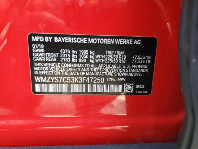 Photo 11 VIN: WMZYS7C53K3F47250 - MINI COOPER 