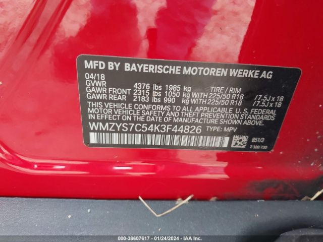 Photo 8 VIN: WMZYS7C54K3F44826 - MINI COUNTRYMAN 