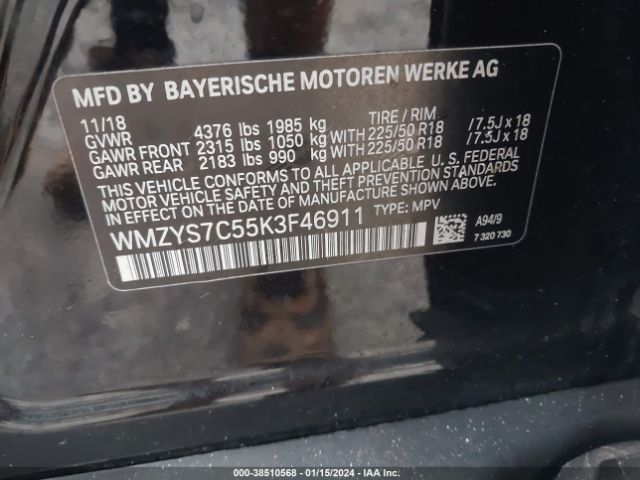 Photo 8 VIN: WMZYS7C55K3F46911 - MINI COUNTRYMAN 