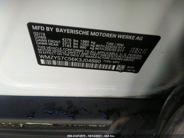 Photo 8 VIN: WMZYS7C56K3J04880 - MINI COUNTRYMAN 