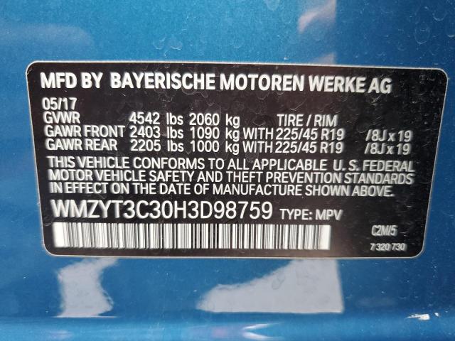 Photo 11 VIN: WMZYT3C30H3D98759 - MINI COOPER S C 