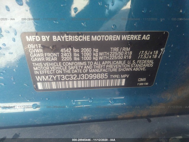 Photo 8 VIN: WMZYT3C32J3D99885 - MINI COUNTRYMAN 