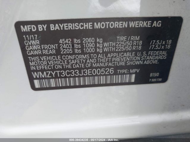 Photo 8 VIN: WMZYT3C33J3E00526 - MINI COUNTRYMAN 