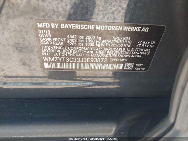 Photo 8 VIN: WMZYT3C33J3E93872 - MINI COUNTRYMAN 