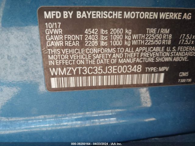 Photo 8 VIN: WMZYT3C35J3E00348 - MINI COUNTRYMAN 