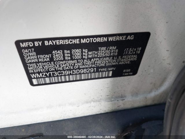 Photo 8 VIN: WMZYT3C39H3D98291 - MINI COUNTRYMAN 