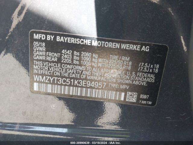 Photo 8 VIN: WMZYT3C51K3E94957 - MINI COUNTRYMAN 