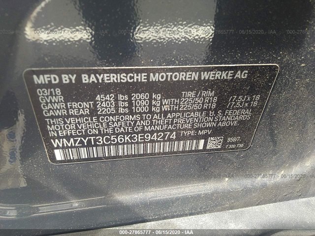 Photo 8 VIN: WMZYT3C56K3E94274 - MINI COUNTRYMAN 