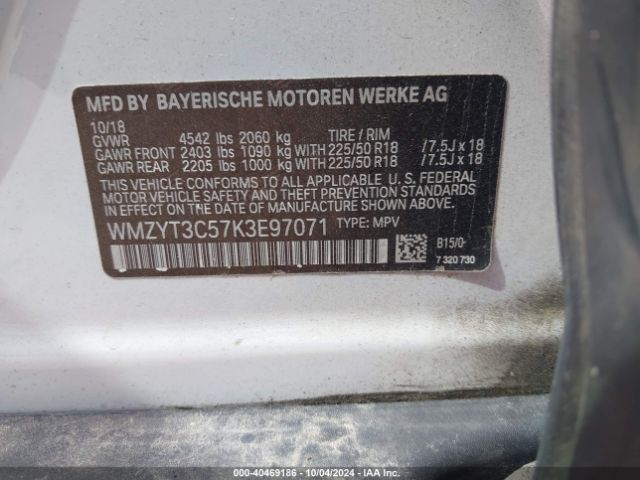 Photo 8 VIN: WMZYT3C57K3E97071 - MINI COUNTRYMAN 