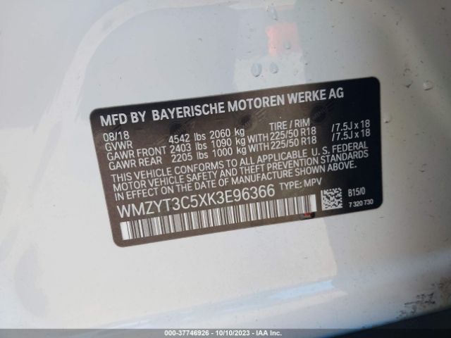 Photo 8 VIN: WMZYT3C5XK3E96366 - MINI COUNTRYMAN 