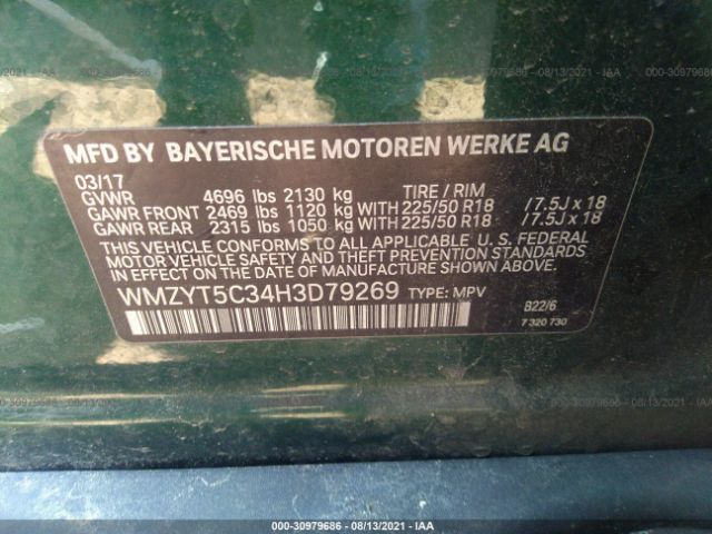 Photo 8 VIN: WMZYT5C34H3D79269 - MINI COUNTRYMAN 