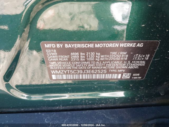 Photo 8 VIN: WMZYT5C39J3E62525 - MINI COUNTRYMAN 